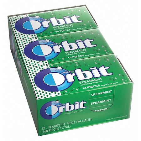 Orbit Gum, Orbit Spearmint, 12 PK 11484