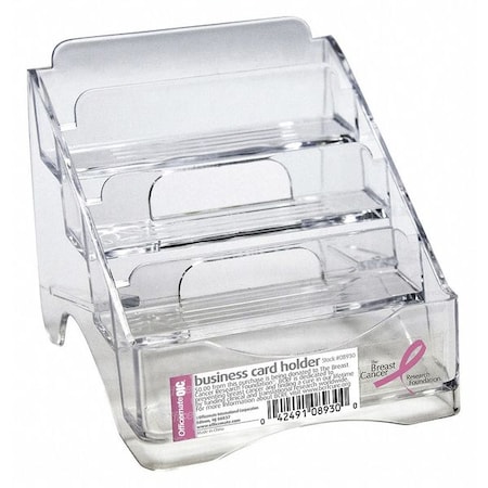 Oic BCA Business Card Holder, Clr 08930