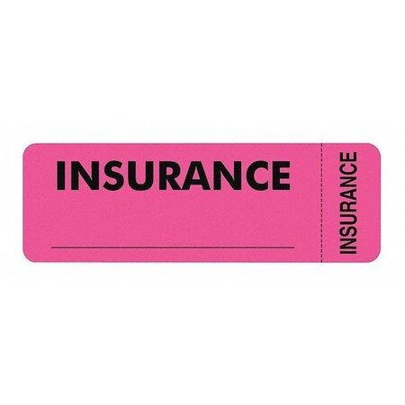 Tabbies INSURANCE Labels, 3"x1", PK250 06420