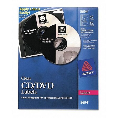 Avery CD/DVD Labels, Laser 5694