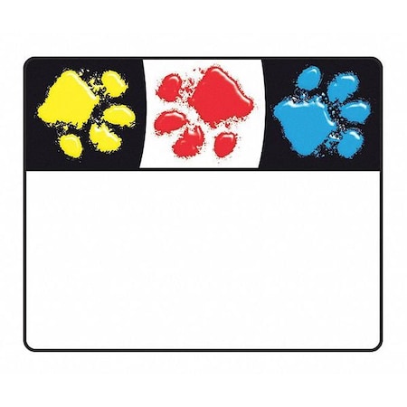 Trend Paw Print Name Tags, PK36 T68081