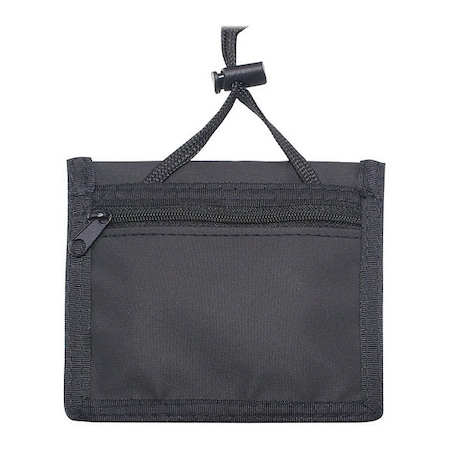 Advantus Lanyards, 4" Black/Clear 75452