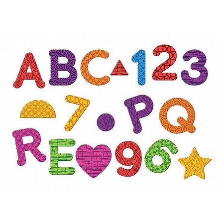 Learning Resources Letters, Magnetic, Num And Shape 7724