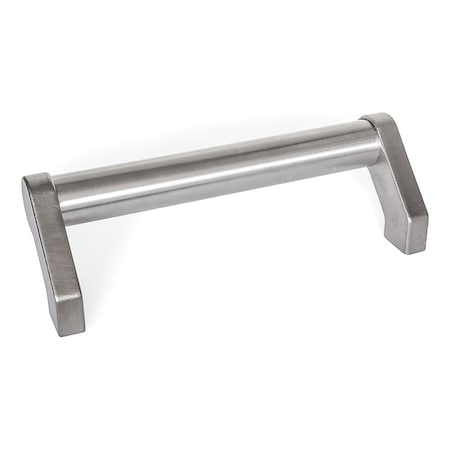 J.W. Winco Pull Handle, Silver, Stainless Steel 333.6-28-300