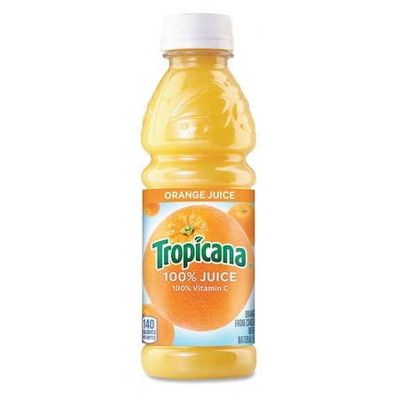 Tropicana Juice, Orange, Tropicana, 10 oz., PK24 75715