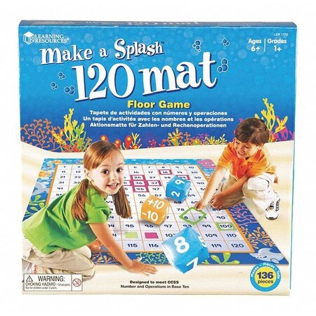 Learning Resources Mat, 120 Number Set 1772