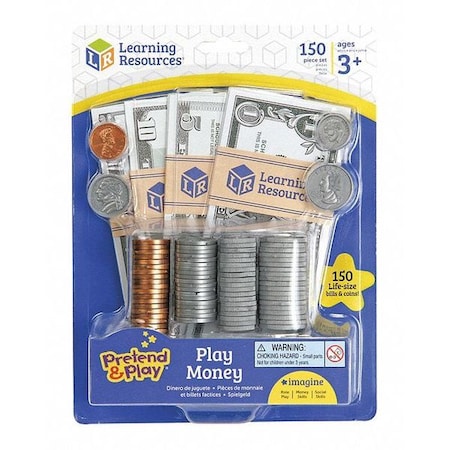 Pretend & Play Money, Play, Pretend, Bills, Coin LER2725