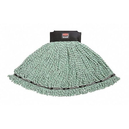 Rubbermaid Commercial Blend Mop Head, Green, Blended 1924815