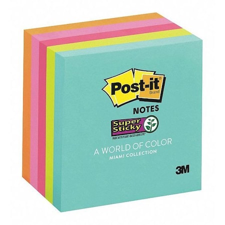 Post-It Notes, Post-It, Sprstck, Miami, PK5 6545SSMIA