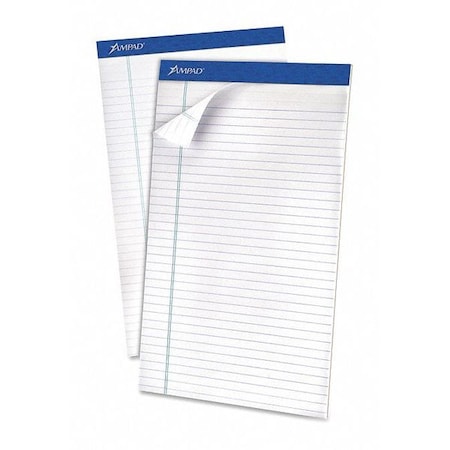 Ampad Pad, Prf, Lgl, Wht, 50Sh, Recycl, PK12 20180