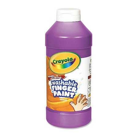 Crayola Paint, 16 oz, Finger Paint, Violet 551316040