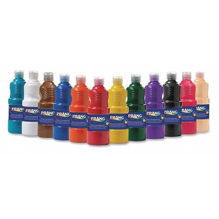Prang Paint, 16oz, Liquid Tempera, PK12 21696