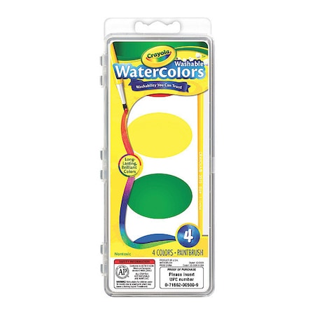 Crayola Paint, Watercolors, So Big, PK16 530500