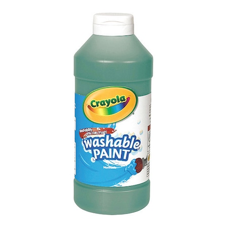 Crayola Paint, Washable, 16oz, Green 542016044