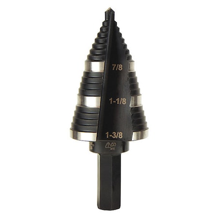 Step Drill Bit #15 Double Fluted 