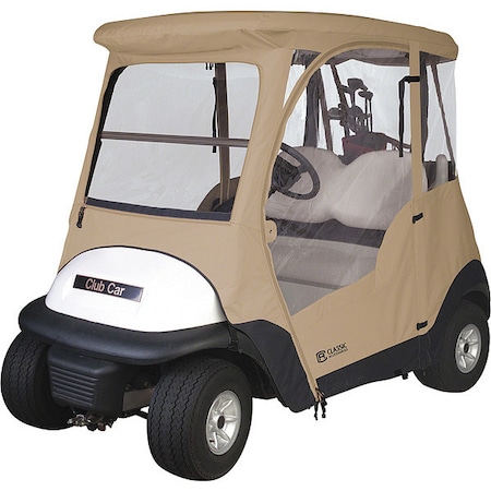 Classic Accessories Golf Cart Enclosure, 2-person, Sand 40-011-012001-00