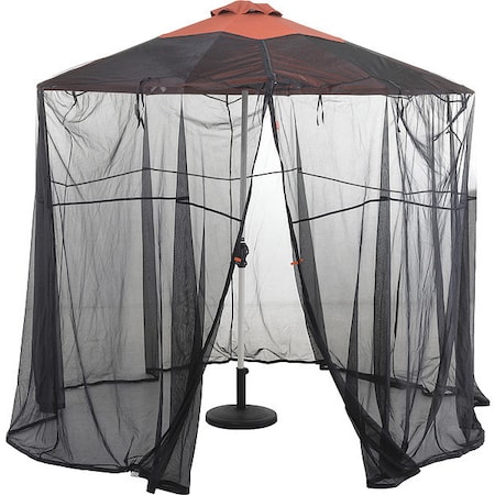 Classic Accessories Rnd Umbrella Insect Canopy, Blk Universl 55-605-012801-RT