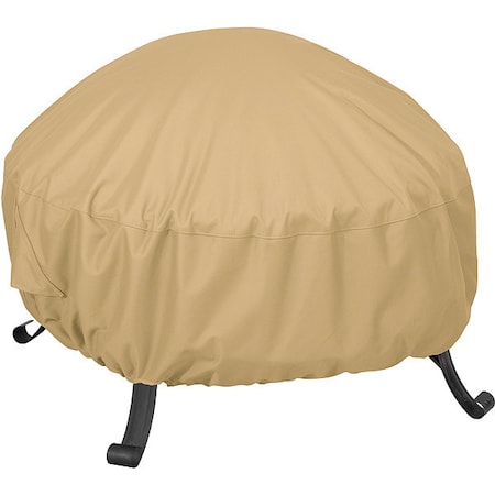 Classic Accessories Fire Pit Cover, Round, Small, Sand 59902-EC