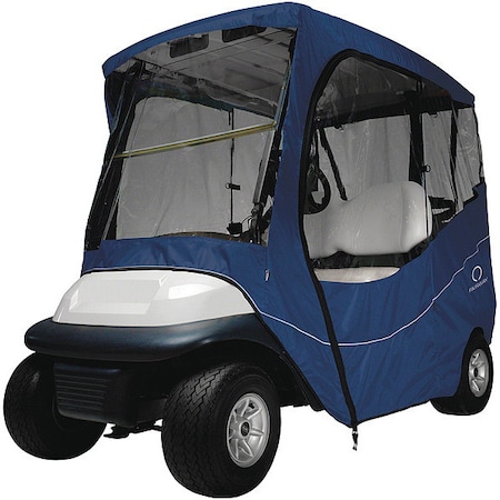 Classic Accessories Golf Cart Enclosure Roof, 2 Person, Navy, Short 40-047-335501-00