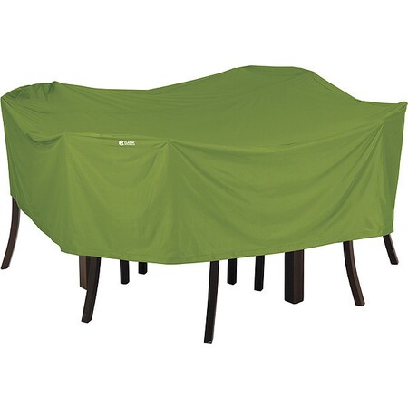 Classic Accessories Sodo Plus Square Table/Chair Set Cover, Med, Grn, 68"x68" 55-945-031901-EC