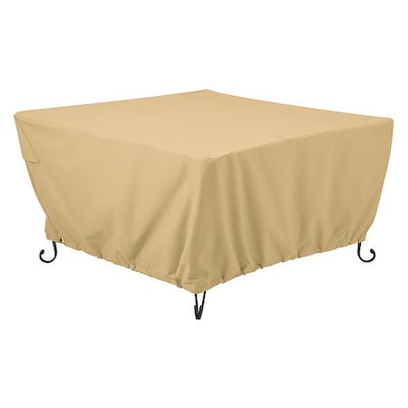 Classic Accessories Fire Pit Table Cover, Square, Sand 42" 55-824-022001-EC