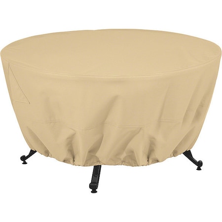 Classic Accessories Fire Pit Cover, Fire Pit Table Cover, Round, Sand 42" 55-823-012001-EC