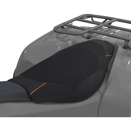 Classic Accessories Deluxe Seat Cover, Black/Grey ATV 15-098-013801-00
