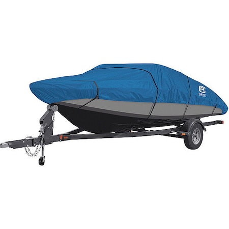 Classic Accessories Stellex Boat Cover, Model E, Blue 20-149-120501-00