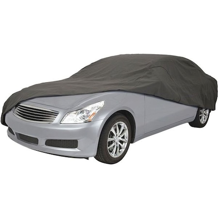 Classic Accessories Sedan Car Cover, Charcoal, Full-Size 10-014-261001-00