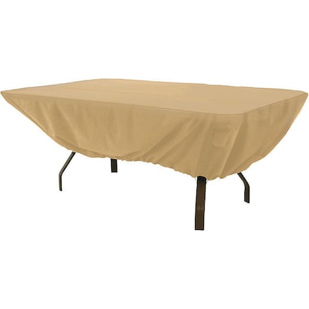 Classic Accessories Rect/Oval Table Cover, Sand 58242-EC