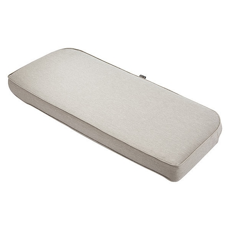 Classic Accessories Montlake Bench/Settee, Contoured Back Cushion, Grey, 18"x41", Height: 3 62-016-HGREY-EC