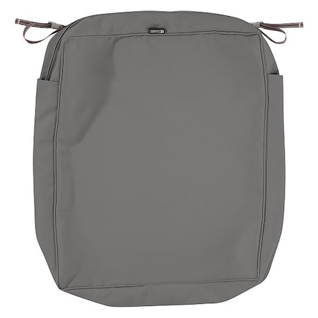 Classic Accessories Montlake Lounge Seat Cushion Slipcover, Light Charcoal, 25"x23" 60-318-010801-RT