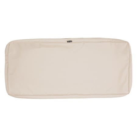 Classic Accessories Montlake Bench/Sette Cushion Slipcover, Antique Beige, 18"x59" 60-247-010301-RT