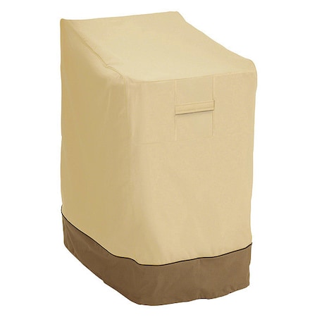 Classic Accessories Cover, Chair, Stackable Patio, Beige 78972
