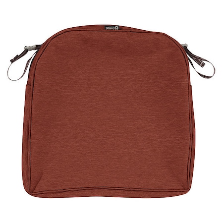 Classic Accessories Montlake Dining Seat Cushion Slipcover, Heather Henna, 20", 20"x20" 60-108-016601-RT