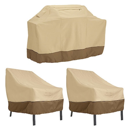 Classic Accessories Cover, Chair, Large, Grill/Chair, Bundle 55-922-041503-00