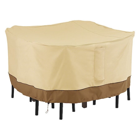 Classic Accessories Veranda Medium Square Bar Table/Chair Set Cover, 68"x68" 55-906-031501-00