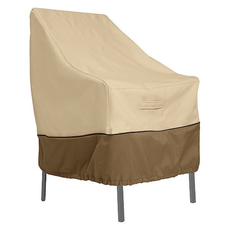 CLASSIC ACCESSORIES Veranda Cover, Chair, High Back Patio, Antique Beige, 35"x28" 78932