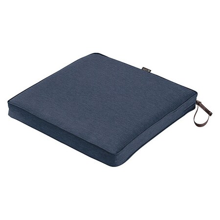 Classic Accessories Sqr Dning, Seat Cushion, Blue, 20"x20"x2" 62-004-INDIGO-EC