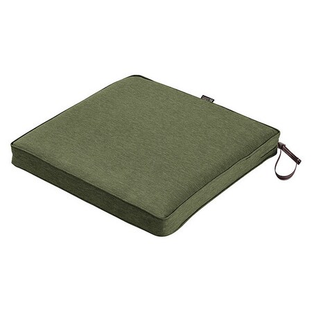 Classic Accessories Sqr. Dining Seat Cushion, Green, 20" 62-004-HFERN-EC