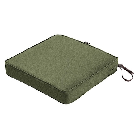 Classic Accessories Square Dining Seat Cushion, Green, 19" 62-008-HFERN-EC
