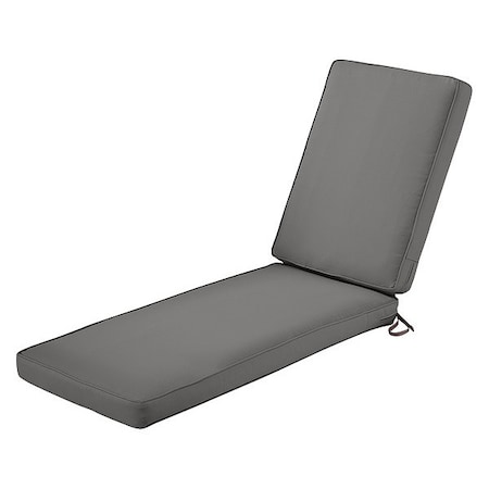 Classic Accessories Chaise Lounge Cushion, Grey 62-001-LCHARC-EC