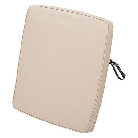 Classic Accessories Dining Back Cushion, Beige, 21" x 25" x 2" 62-023-BEIGE-EC