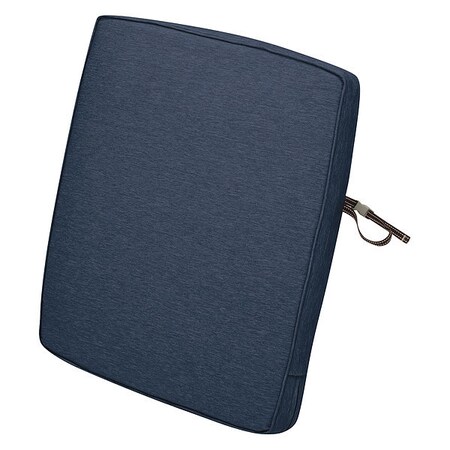 Classic Accessories Dining Back Cushion, Blue, 21" x 25" x 2" 62-023-INDIGO-EC