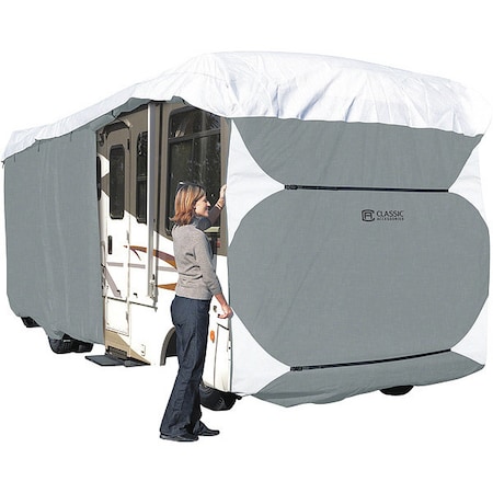 Classic Accessories Class A RV Cover, 33 ft-37 ft, Grey 80-337-193101-RT