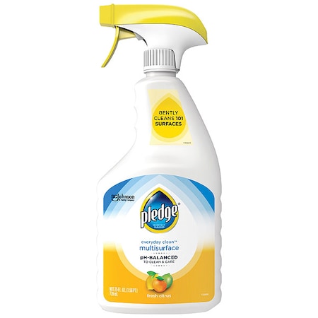 Pledge Multi-Purpose Cleaner, Trigger Spray Bottle, 25 oz, Fresh, 6 PK 336283