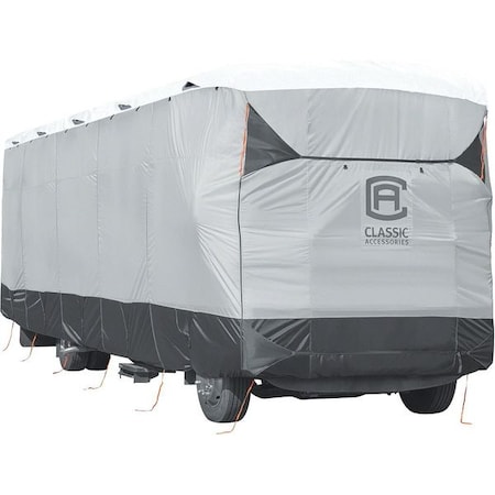 Classic Accessories Class A RV Cover, 37 ft-40 ft, Black/Grey/White 80-373-102001-EX