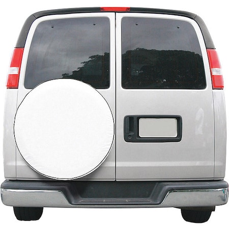 CLASSIC ACCESSORIES Tire Cover, 26.75"-29.75"dia., White Spre 80-217-022301-00