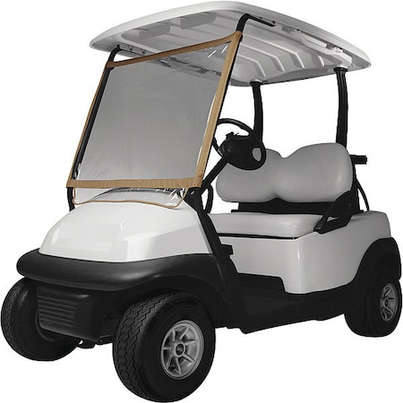 Classic Accessories Portable Golf Cart Windshield, Khaki 40-001-012401-00