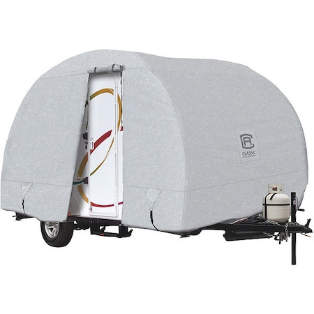 Classic Accessories RV R-Pod Cover, up to 18 ft 8" Long, Grey 80-255-151001-00